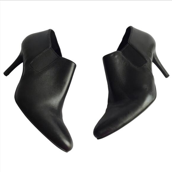 Cole Haan Maxfield Ankle Booties Heels Leather Chelsea Boots Shooties Size 9B - Picture 14 of 14